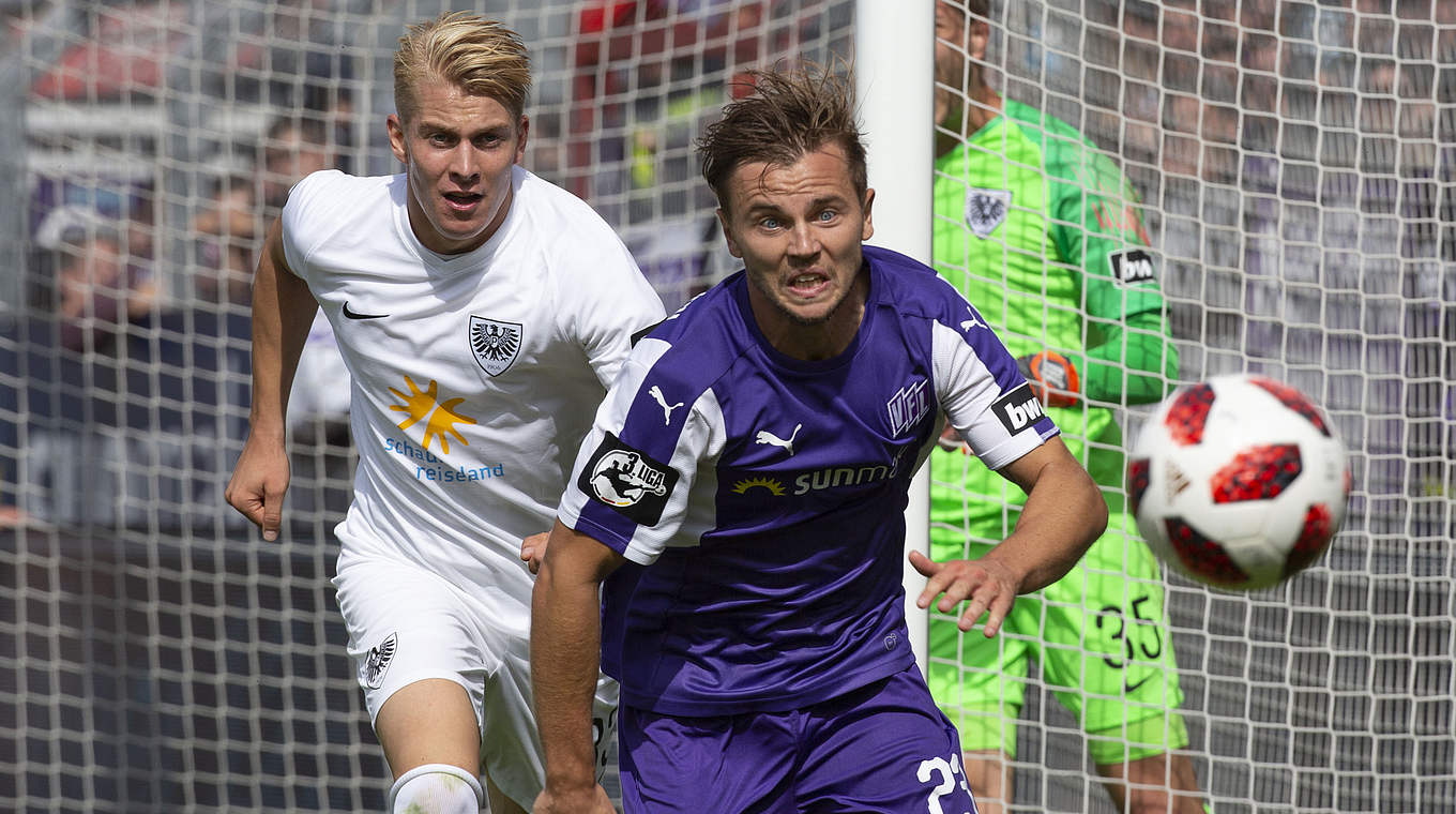 Prestigeträchtiges Nachbarschaftsduell: Preußen Münster gegen VfL Osnabrück © 2018 Getty Images