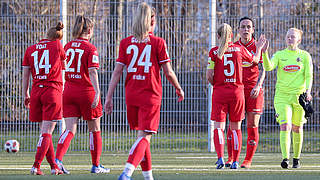 Streben den direkten Wiederaufstieg an: Die Frauen des 1. FC Köln © imago/foto2press