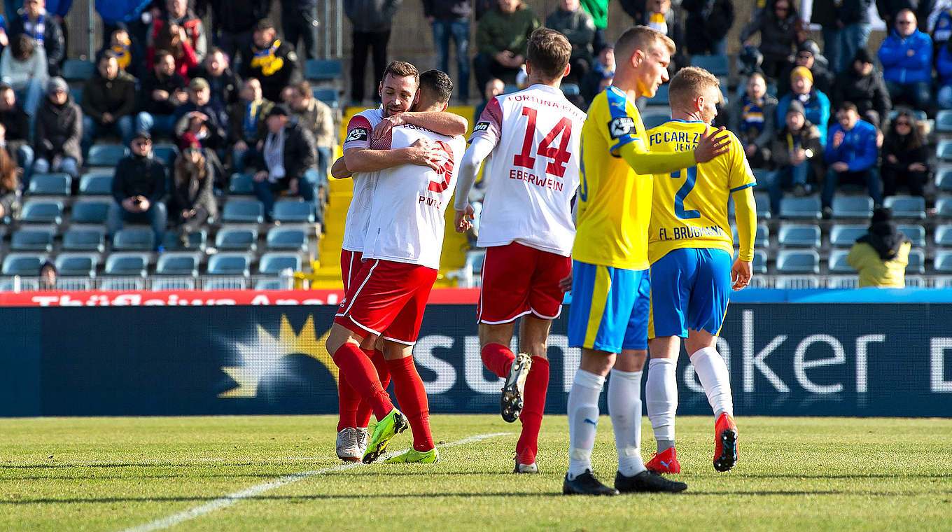 Erster Sieg des Jahres: Fortuna Köln gewinnt in Jena © imago/Christoph Worsch