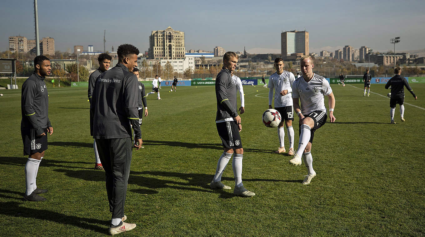 Vorbereitung auf die EM-Qualifikation Ende März läuft: die U 19-Junioren © Getty Images