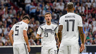 Abschied aus der Nationalmannschaft: Hummels, Müller und Boateng (v.l.) © imago/DeFodi