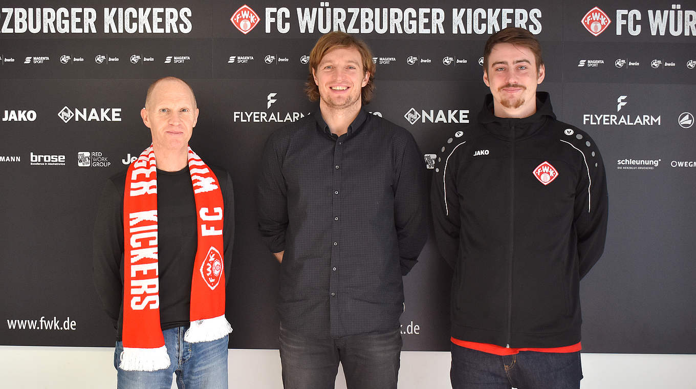 NLZ-Leiter Seuling (l.): "Ein Meilenstein und der nächste ganz wichtige Schritt" © FC Würzburger Kickers