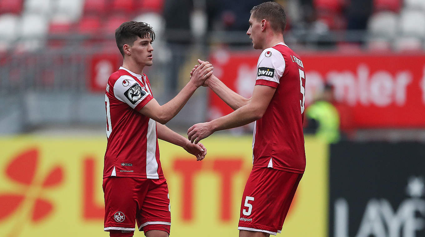 Spielen seit Sommer zusammen für die Roten Teufel: Kevin Kraus (r.) und Dominik Schad © 2018 Getty Images