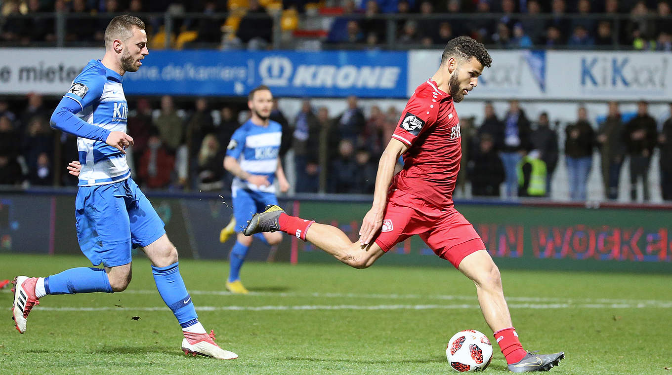 Duell zweier formstarker Mannschaften: Meppen und die Würzburger Kickers spielen 1:1 © Jan Kuppert