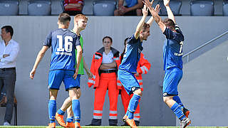 Höchster Saisonsieg: Hoffenheims A-Junioren freuen sich über sieben Tore in Lautern © 2018 Getty Images