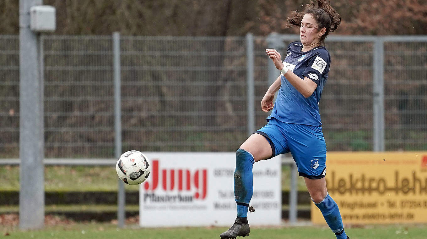 Muss einmal aussetzen: Sophie Walter von der TSG Hoffenheim II © imago images / foto2press