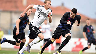 Captain Jann-Fiete Arp set the U19s on the road to  victory against Croatia © Getty Images