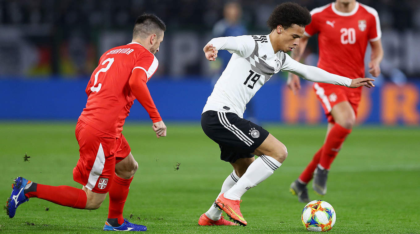 Leroy Sané put in a lively performance and was a constant threat. © GettyImages