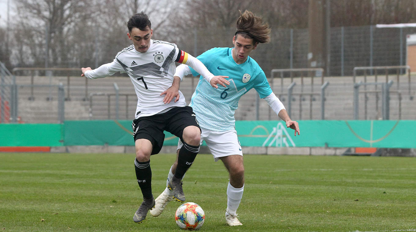 Die Qualifikation steht auf der Kippe: Die deutsche U 17 bangt um das EM-Ticket © 2019 Getty Images