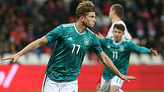 Bejubelt sein erstes Tor für die U 20 im dritten Spiel: Hoffenheims David Otto © GettyImages