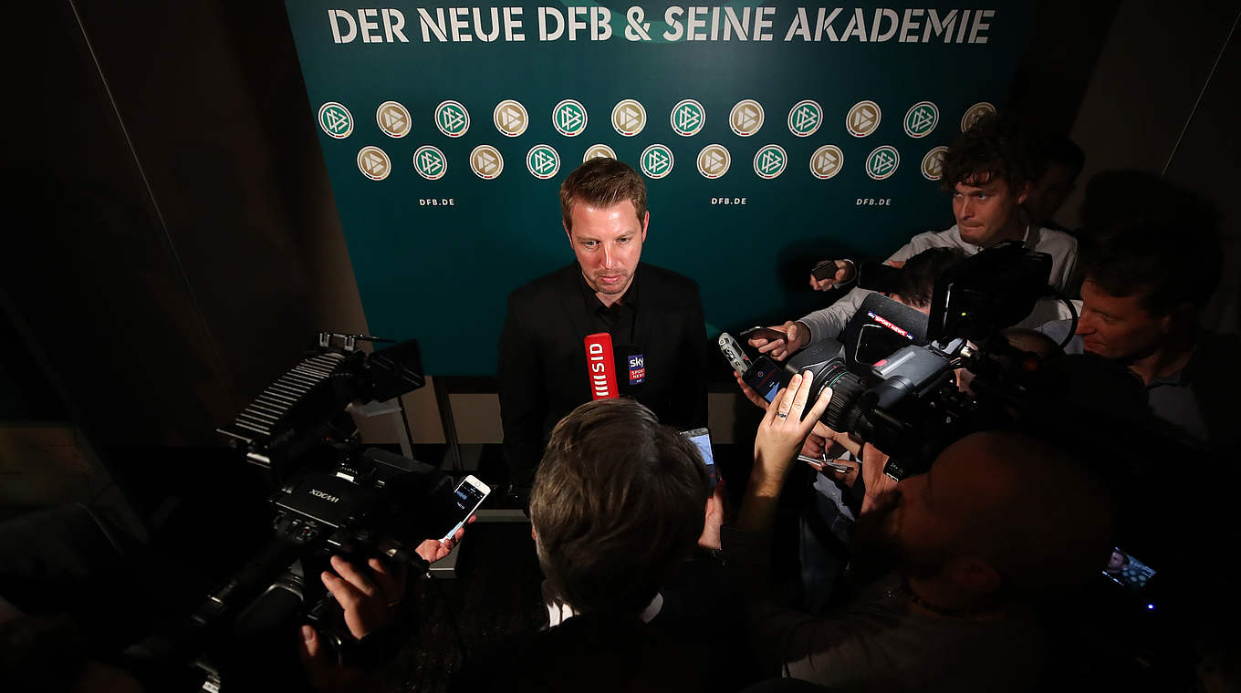 Im Gespräch mit der versammelten Presse: Florian Kohfeldt © Getty Images