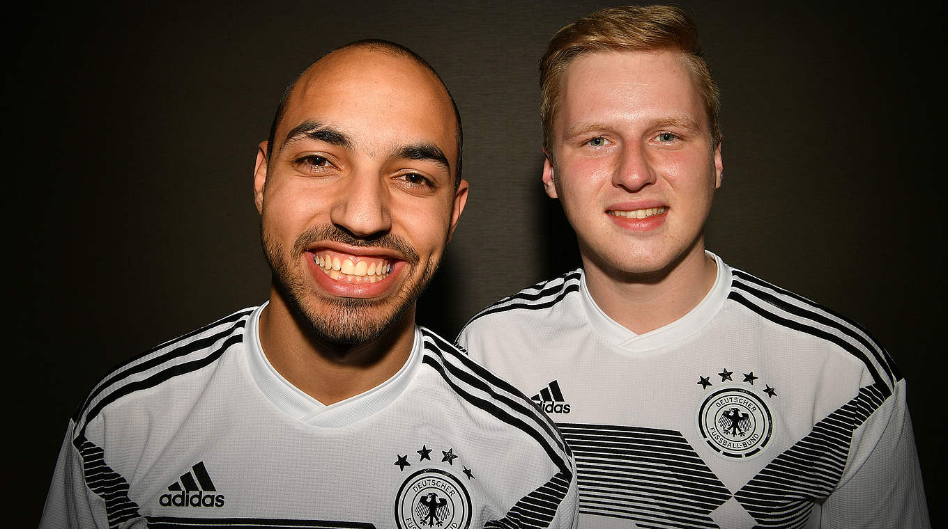 Harkous (left): "We're very proud to have been able to represent Germany." © 2019 FIFA