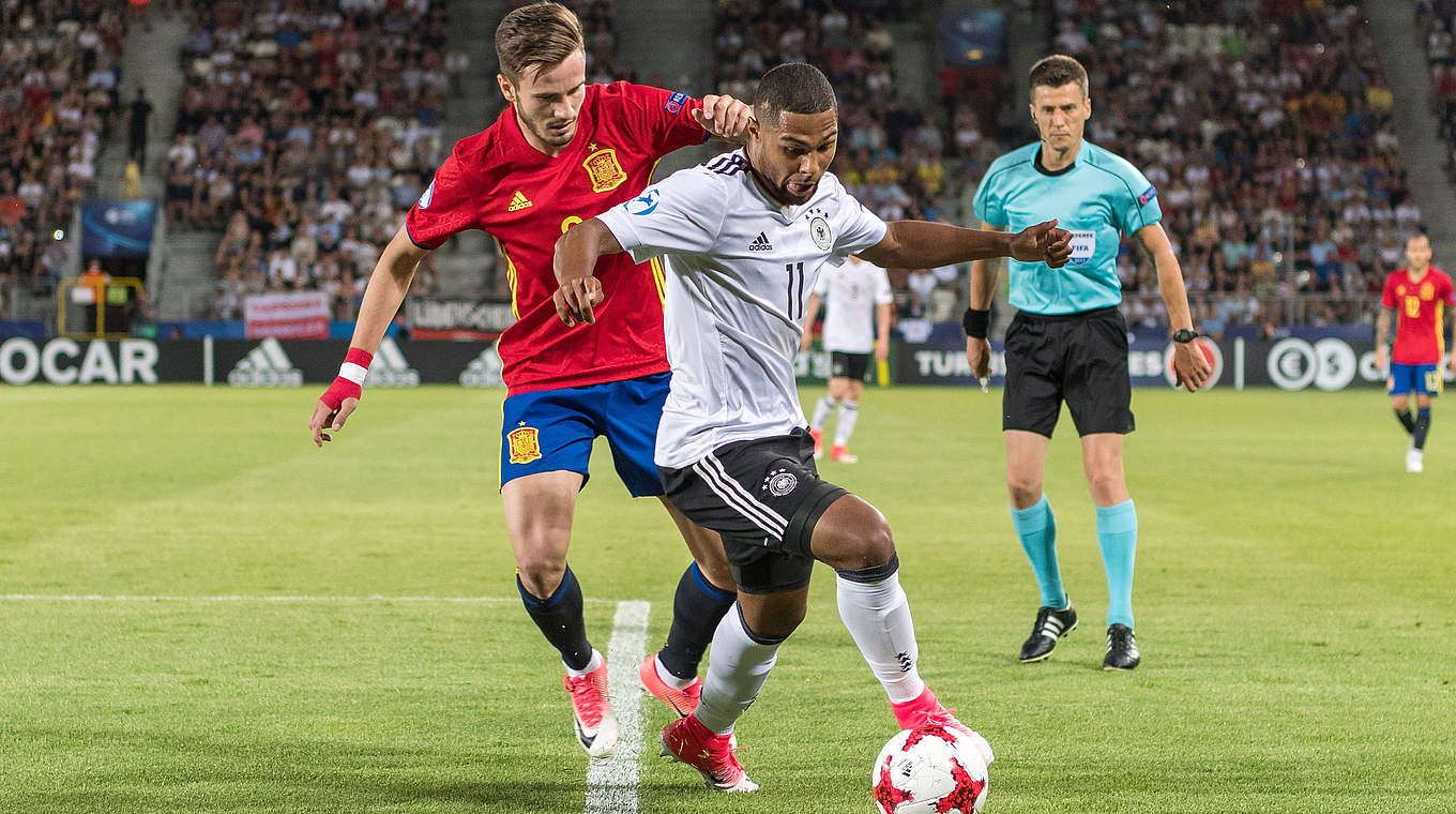 Großartiger Sommer: Gnabry (M.) holt 2017 mit der U 21 in Polen den EM-Titel © Keine Verwendung in der Schweiz. !