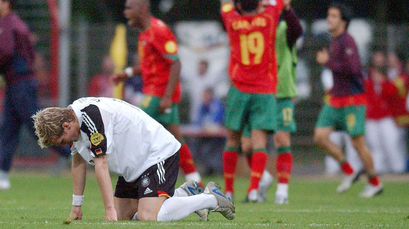 There was pure disappointment for Bastian Schweinsteiger and Germany in 2004. © GettyImages