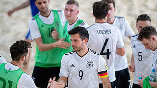 Im zweiten Spiel gegen die Schweiz unterlegen: das DFB-Team um Kapitän Sascha Weirauch © 2019 Getty Images