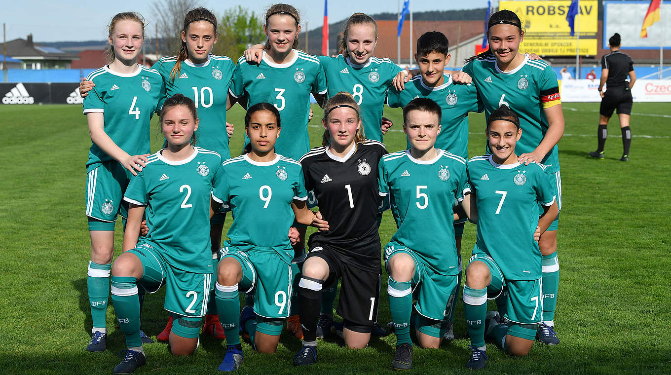 Erneut gegen Tschechien gefordert: die deutschen U 15-Juniorinnen © Getty Images