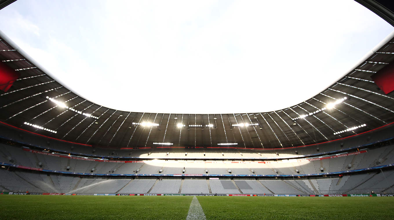 Allianz Arena, München (Deutschland), Kapazität: 70.000 - drei Gruppenspiele, ein Viertelfinale © 2018 Getty Images