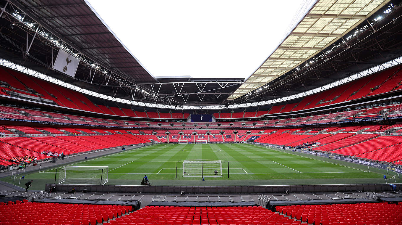 Wembley-Stadion, London (England), Kapazität: 90.652 - drei Gruppenspiele, zwei Achtelfinale, zwei Halbfinalspiele, Finale © 2018 Getty Images