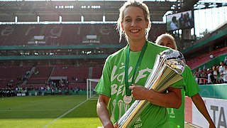 Fünfmal im Pokalfinale, fünfmal Titelgewinnerin: Lena Goeßling © Verwendung weltweit !