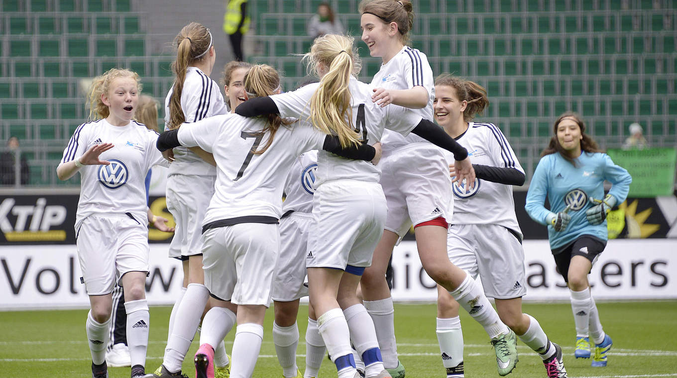 Jubel mit "Folgen": Alle zwei Jahre gibt es sogar
ein "Volkswagen Junior World Masters" © Volkswagen AG