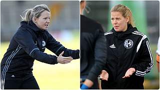 Freiderike Kromp and Kathrin Peter will become DFB-Frauen U17s and U19s coaches. © Getty Images/Collage DFB