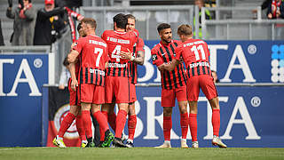 In der Aufstiegsrelegation zur 2. Bundesliga: der Tabellendritte Wehen Wiesbaden © GettyImages