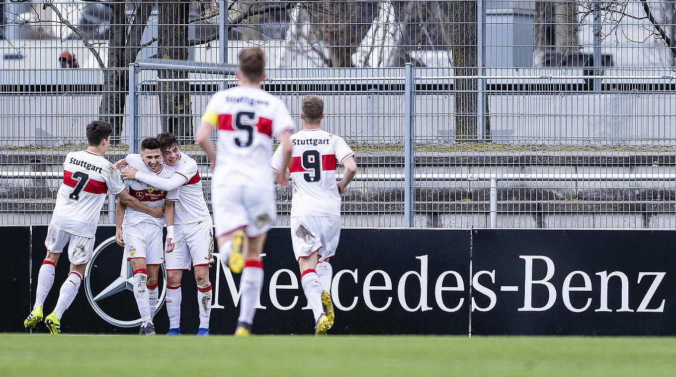 Zum zehnten Mal Meister im Süden: A-Junioren-Rekordgewinner VfB Stuttgart © GettyImages