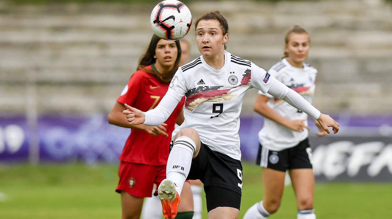 Sophie Weidauer (v.) und ihr Ziel: "Für die Mannschaft vorangehen und sie mitziehen" © Getty Images