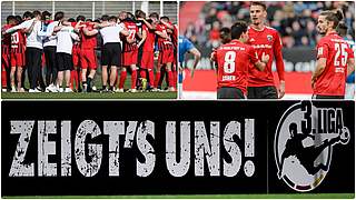 Spielen um einen Platz in der 2. Liga: Wehen Wiesbaden (l.) und der FC Ingolstadt © Getty Images/Collage DFB