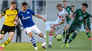 Finalisten gesucht: Dortmund empfängt Schalke 04 und Stuttgart gastiert in Wolfsburg © Getty Images/Collage DFB