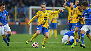 Muss zweimal aussetzen: Christoph Menz von Eintracht Braunschweig © GettyImages