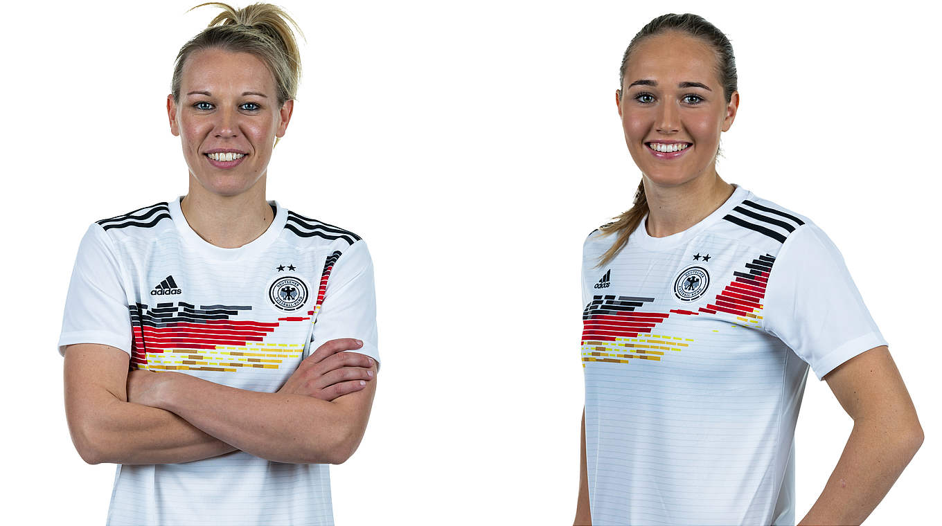 Sydney Lohmann has been called up to replace Kristin Demann in the DFB-Frauen World Cup squad. © Getty Images/Collage DFB