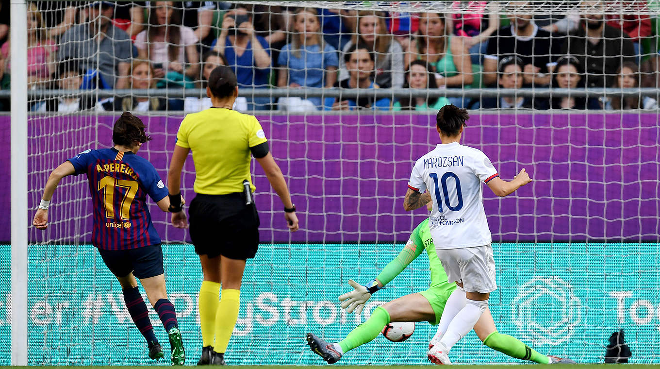 Marozsan put her team ahead in the Champions League final © 2016 VI-Images