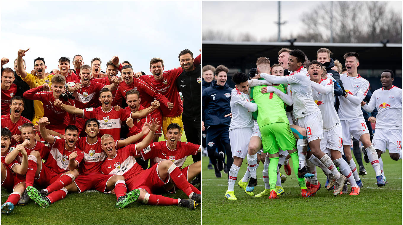 DFB-Pokalsieger gesucht: Stuttgart (l.) trifft auf Leipzig © GettyImages/Collage DFB