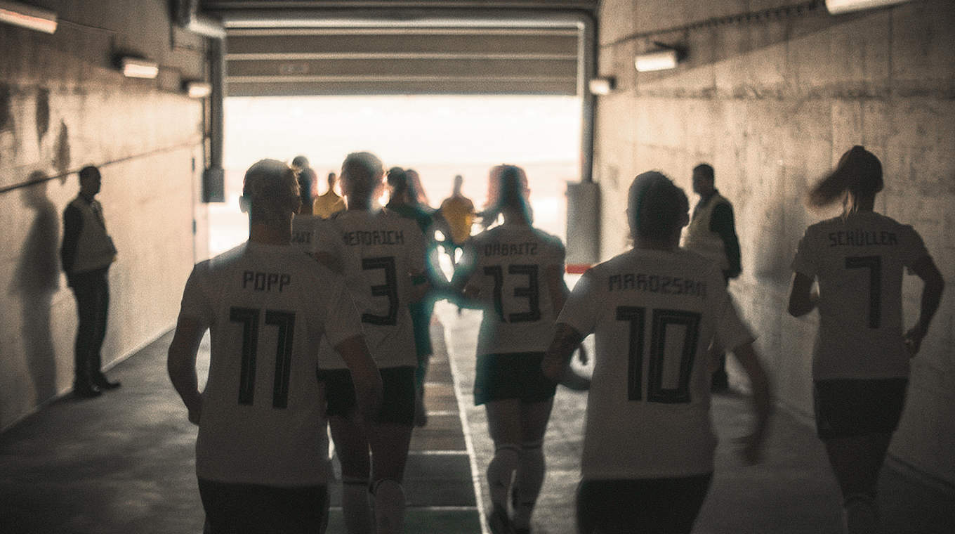 Voller Einsatz und Leidenschaft: Die DFB-Frauen wollen bei der WM den Titel © Samsung