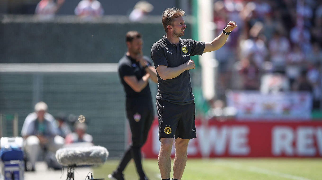 BVB-Trainer Benjamin Hoffmann: "Etwas Spielglück gehört ebenfalls dazu" © GettyImages