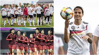 Germany's World Cup in France starts against China © Getty Images/Collage DFB