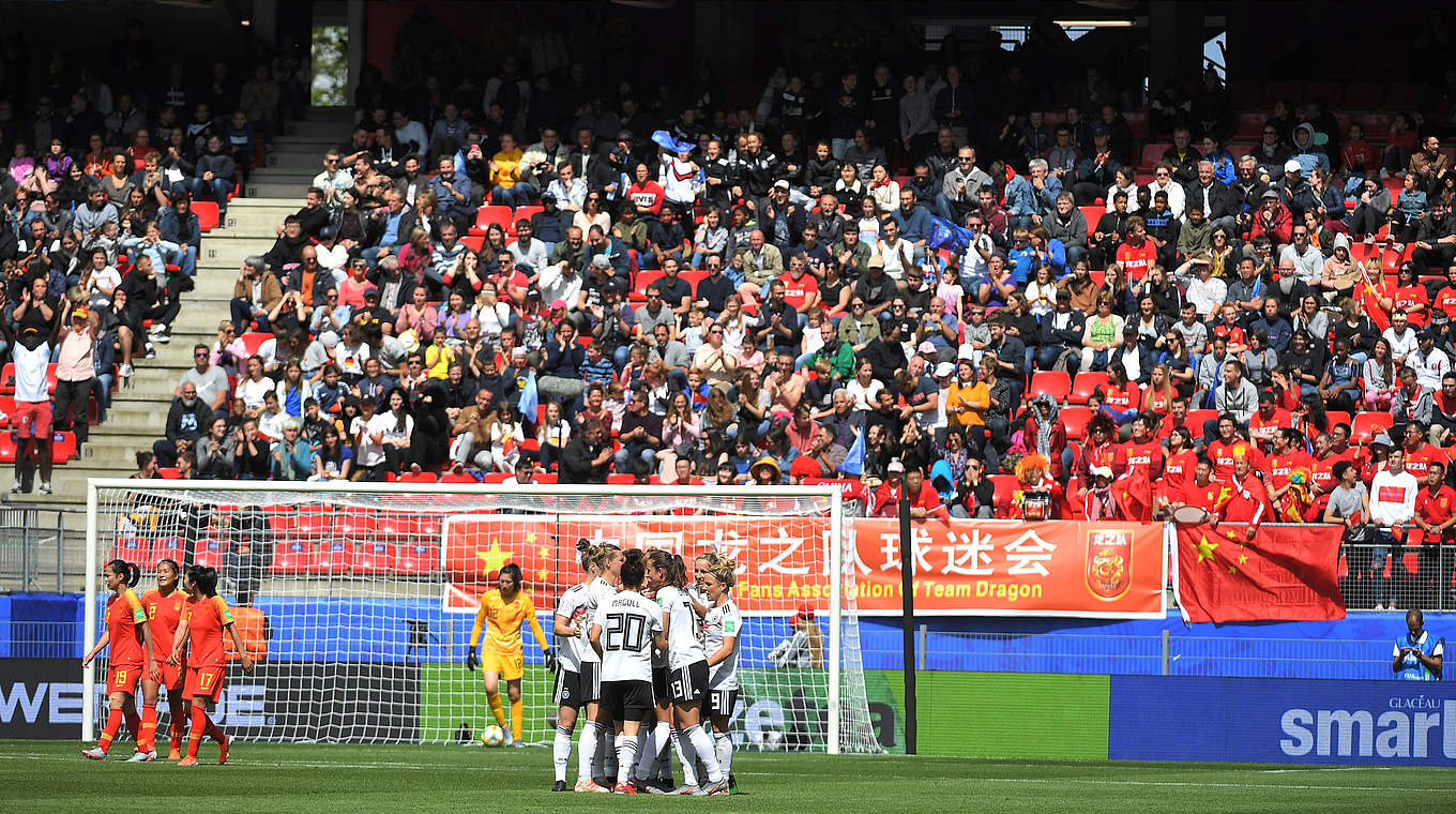 Guter Start in WM: Die DFB-Frauen siegen zum Auftakt gegen China © Getty Images