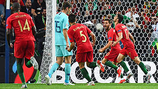 Ein Tor entscheidet: Goncalo Guedes sichert Portugal den Nations-League-Sieg © 2019 Getty Images
