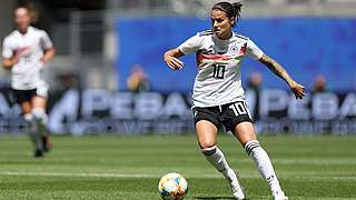 Germany's Dzsenifer Marozsan was surpassed only by Megan Rapinoe. © 2019 Getty Images