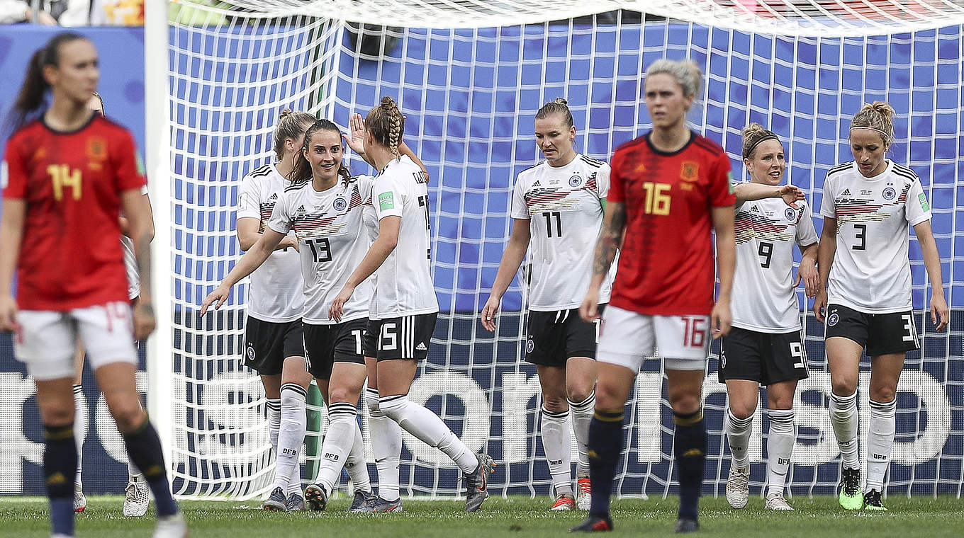 Die DFB-Frauen schlagen Spanien: 6,15 Millionen Zuschauer sehen das Spiel im ZDF © 2019 Getty Images
