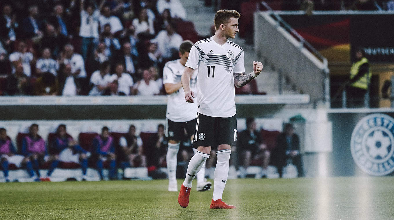 Führungsspieler Marco Reus ist sich sicher: "Wir sind auf einem guten Weg" © DFB | PHILIPPREINHARD.COM