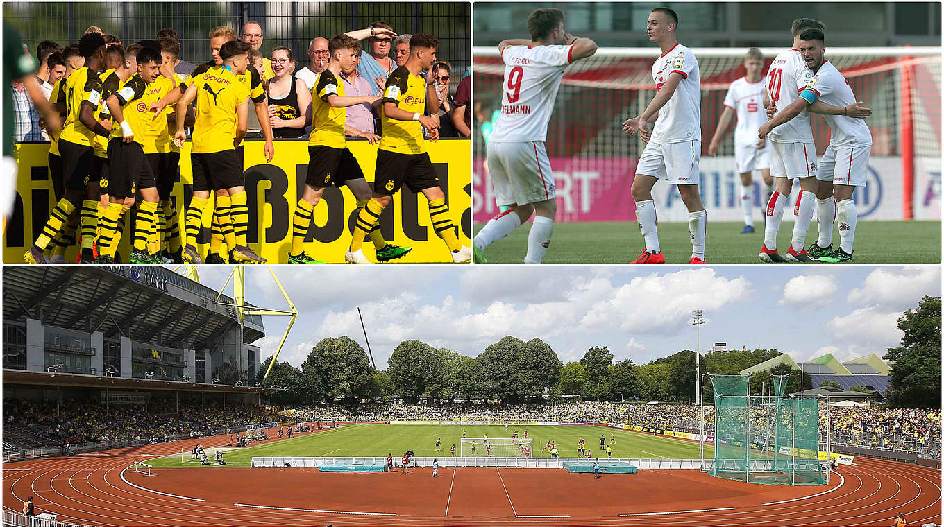 Finale im Stadion "Rote Erde": Tickets gibt es in der BVB-Fanwelt und an der Tageskasse © Getty Images/Collage DFB
