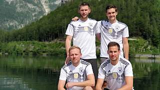 Italien ruft: Jonas, Mirko, Sebastian und Lukas auf dem Weg zur U 21-EM © Fan Club Nationalmannschaft