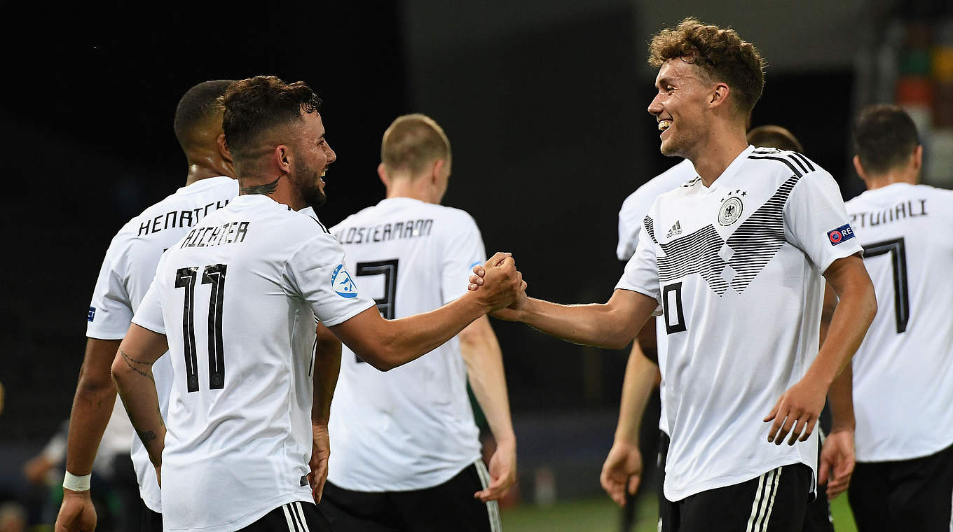 Marco Richter and Luca Waldschmidt both impressed in Germany's win © GettyImages