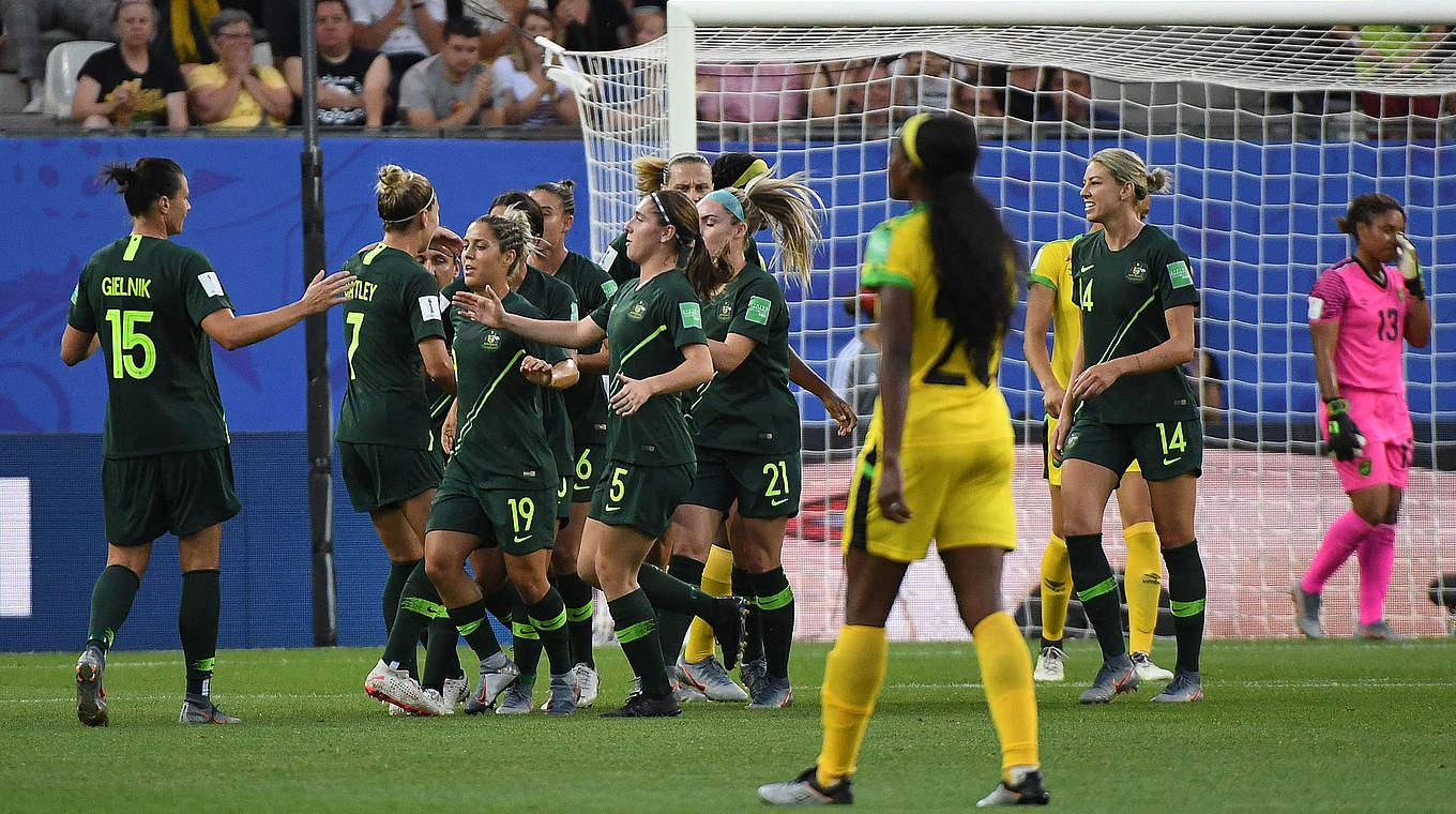 Zweiter WM-Sieg im dritten Spiel: Australien jubelt gegen Jamaika © GettyImages
