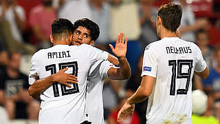 Deutschland hat mit einem 6:1 gegen Serbien auch das zweite Gruppenspiel gewonnen und dabei überzeugt. Hier gibt's die Bilder zum Spiel. © 2019 Getty Images