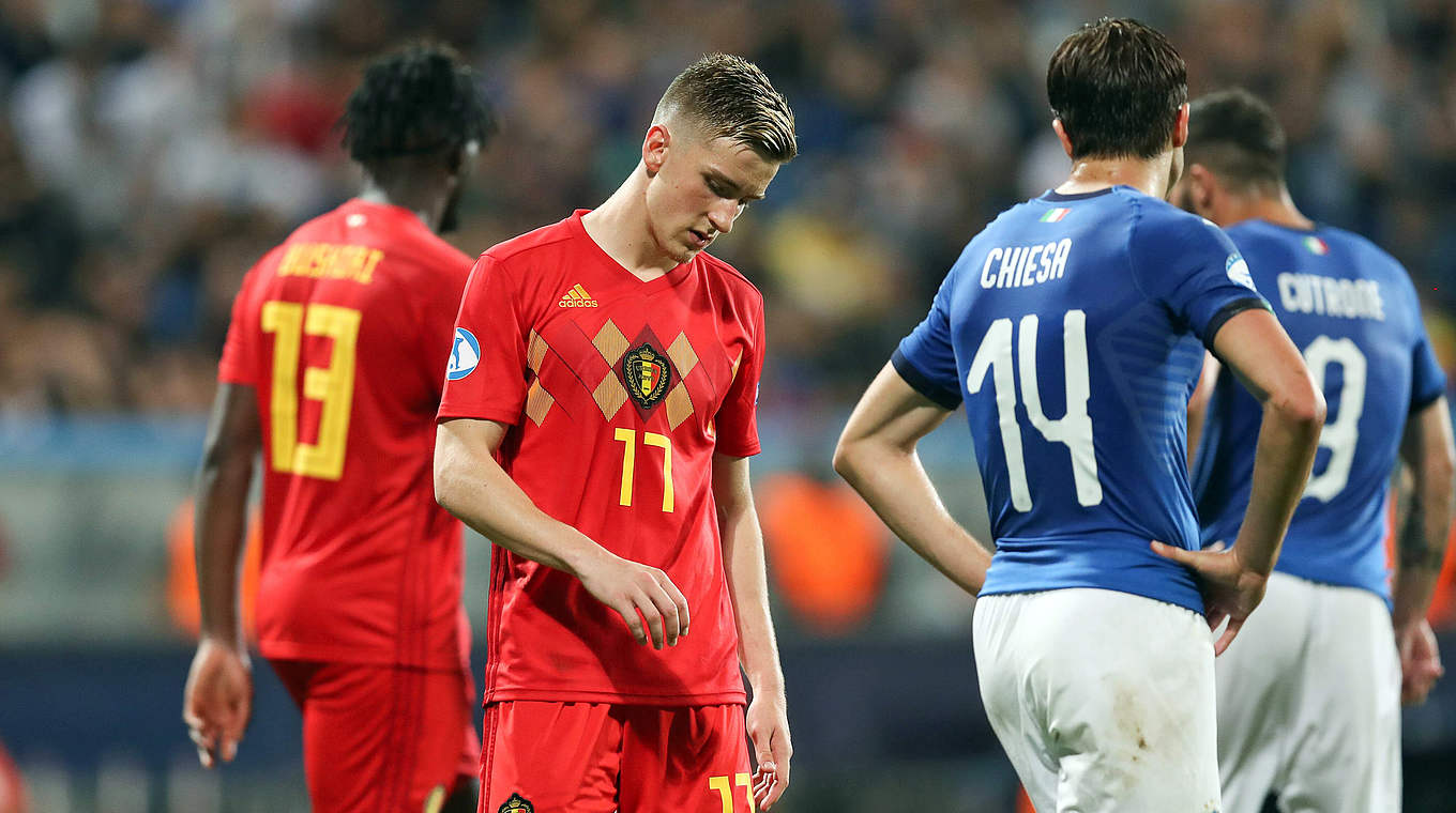 Keiner glücklich: Italien muss nach einem 3:1 gegen Belgien bangen, der Gegner ist raus © imago images / Belga