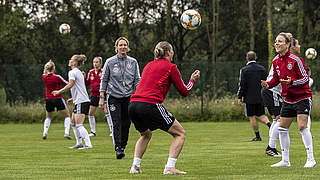 Vorfreude auf Schweden: die deutsche Frauen-Auswahl © DFB-TV