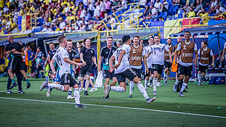 Erhält beim Finale in Udine Besuch von höchster Stelle: die deutsche U 21 © DFB